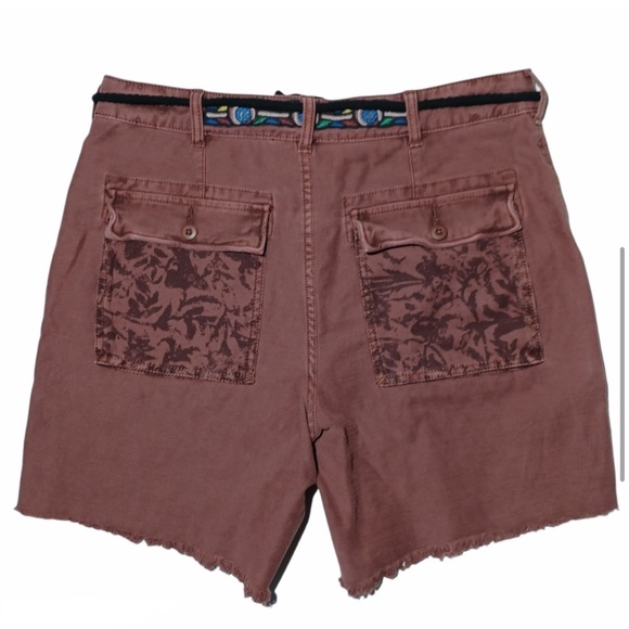 Free People boho Embroidered shorts,  sz 12 - Picture 4 of 9